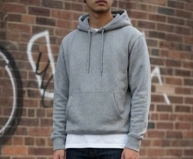 grey hoodie Youth-driven fashion made for casual, urban, and trendy lifestyles.
